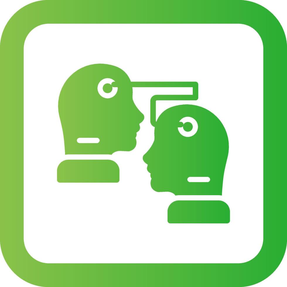 Telepathy Creative Icon Design vector