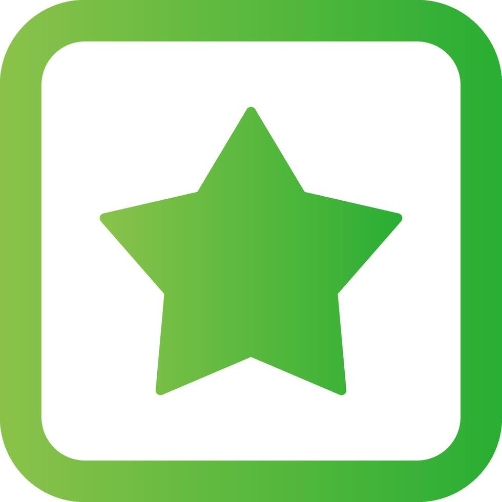 Star Creative Icon Design vector