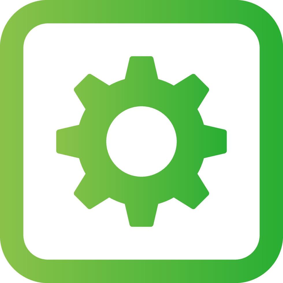 Cog Creative Icon Design vector
