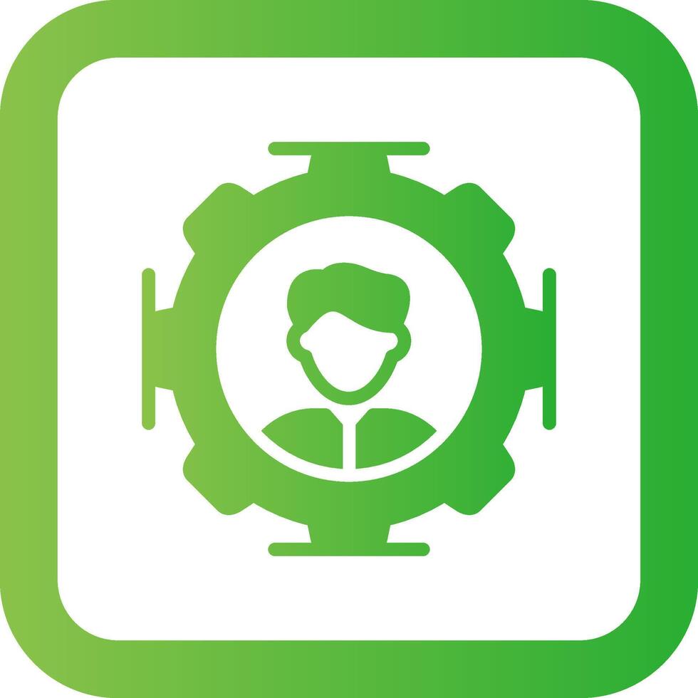 Setting Creative Icon Design vector