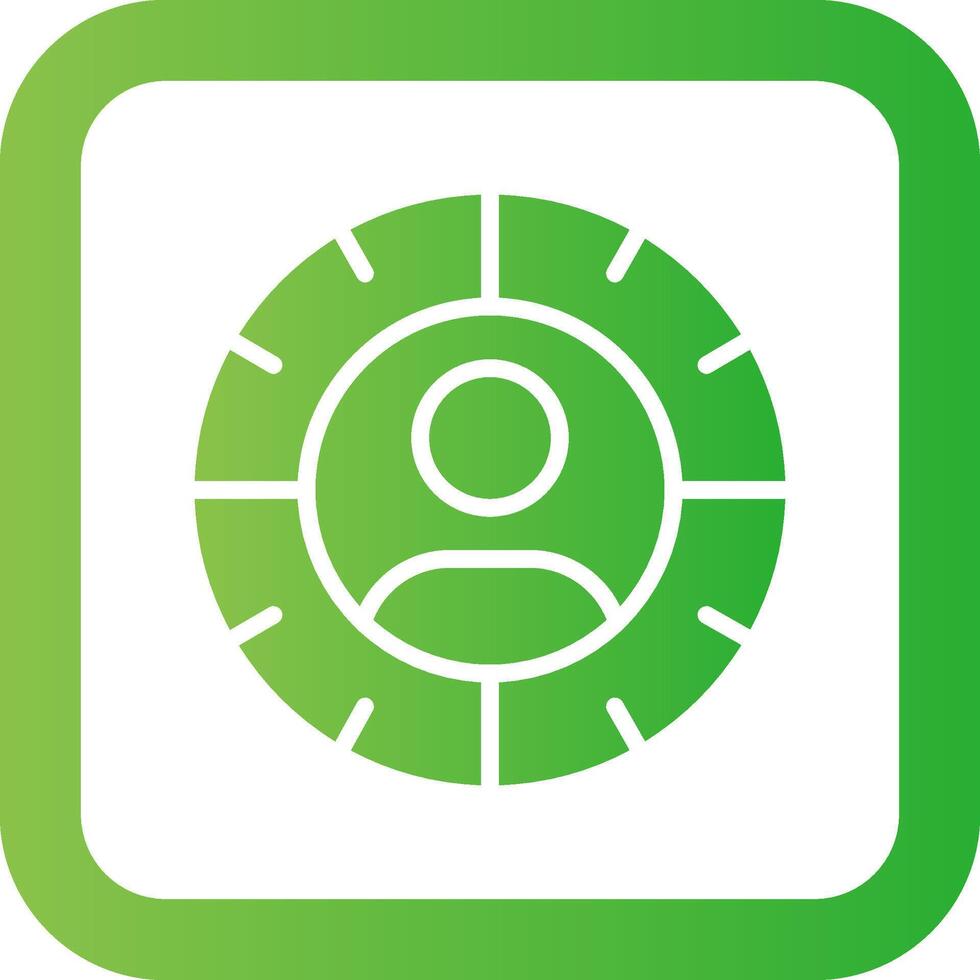 Target Audience Creative Icon Design vector
