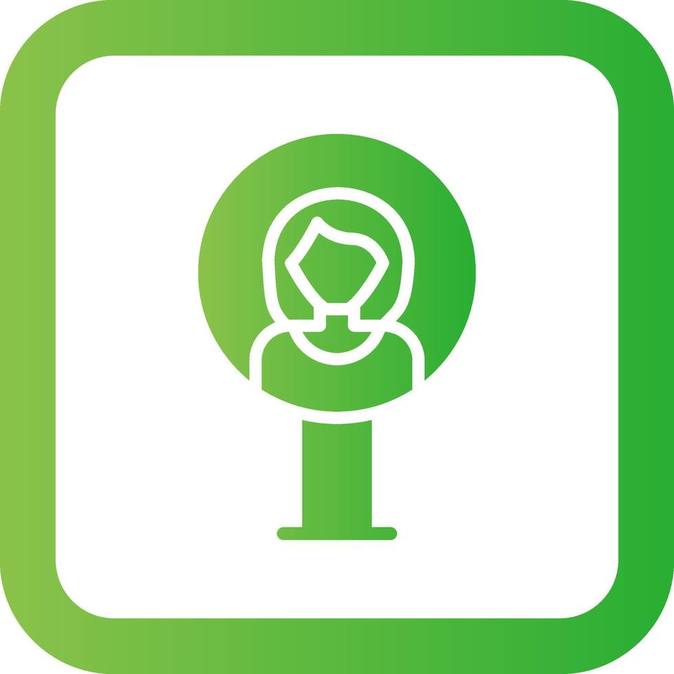 User Placeholder Creative Icon Design vector