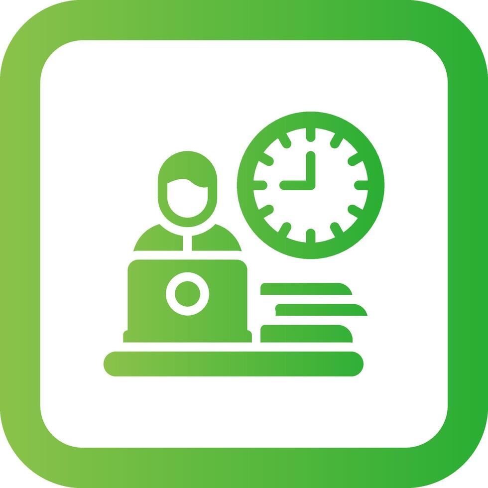 Work Habits Creative Icon Design vector