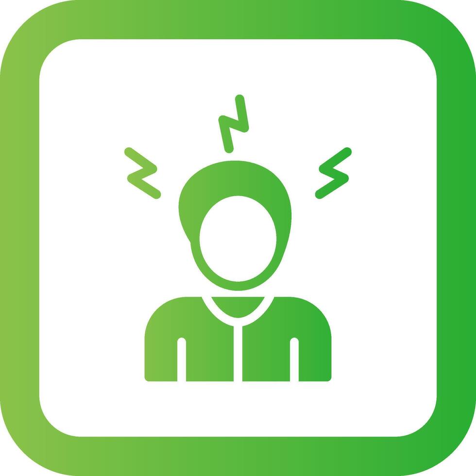 Stress Creative Icon Design vector