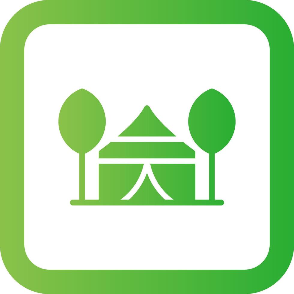 Tent Creative Icon Design vector