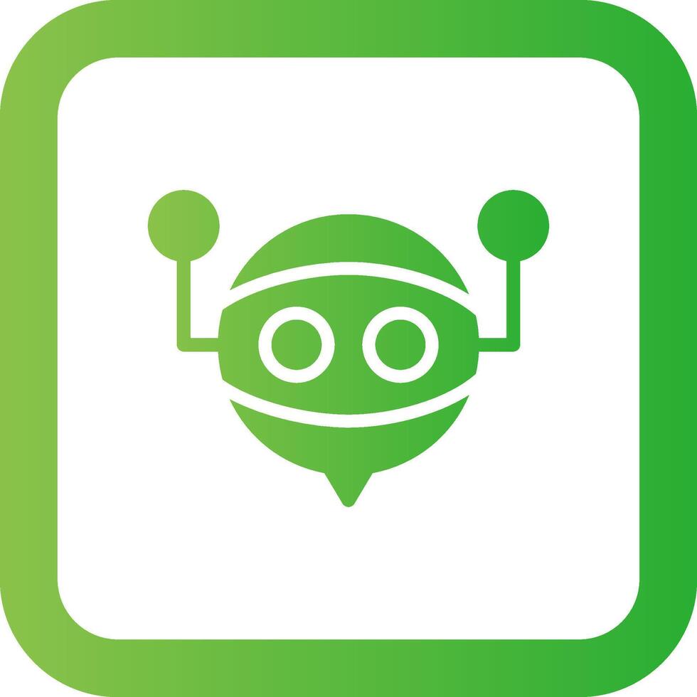 Virtual Assistant Creative Icon Design vector