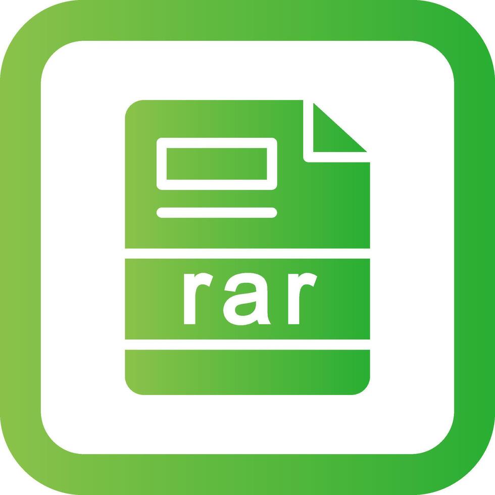 rar Creative Icon Design vector