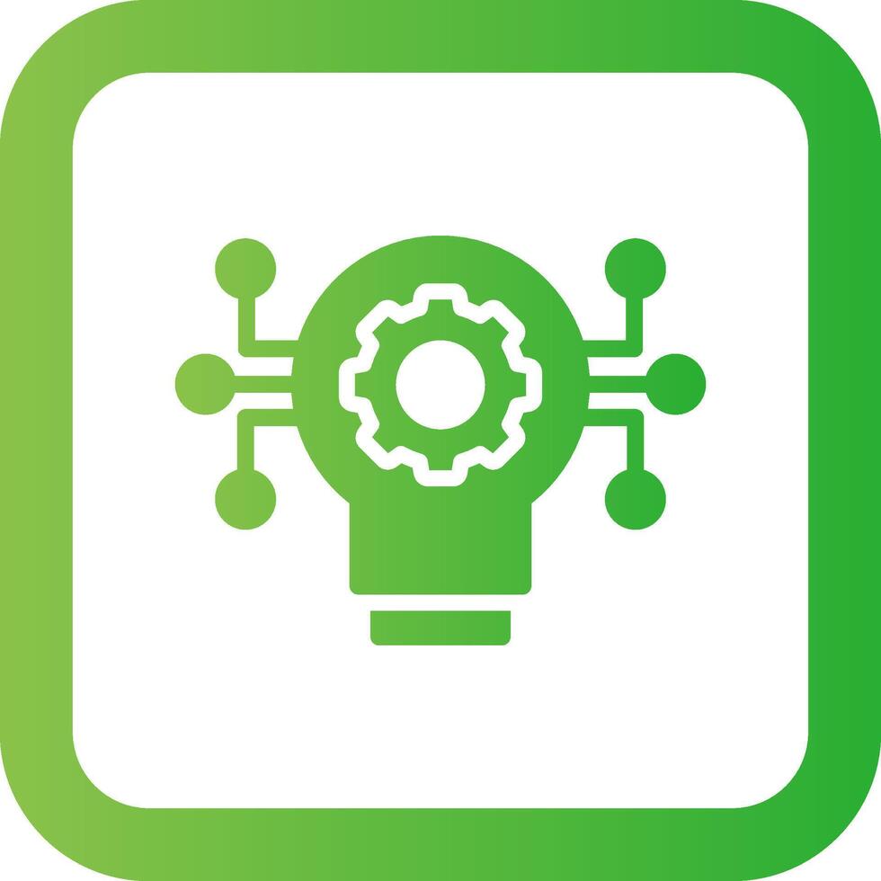 Technology Disruption Creative Icon Design vector