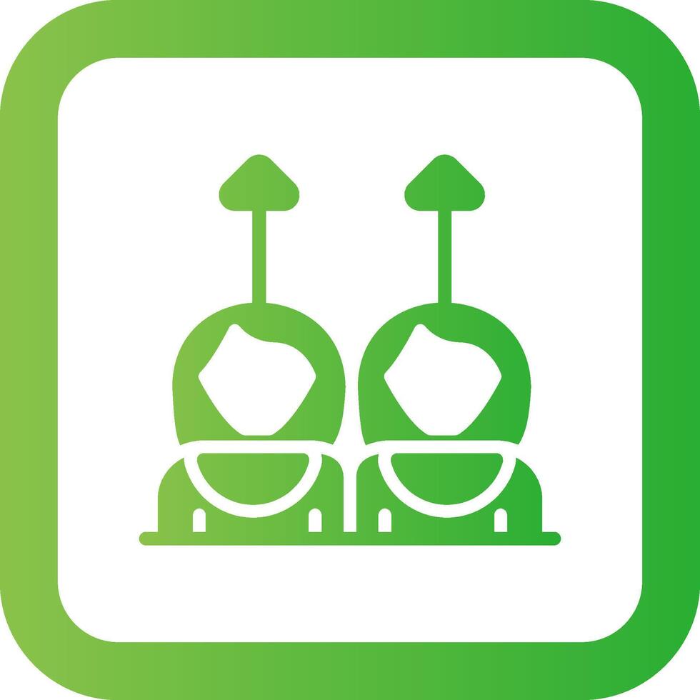 Same Approach Creative Icon Design vector