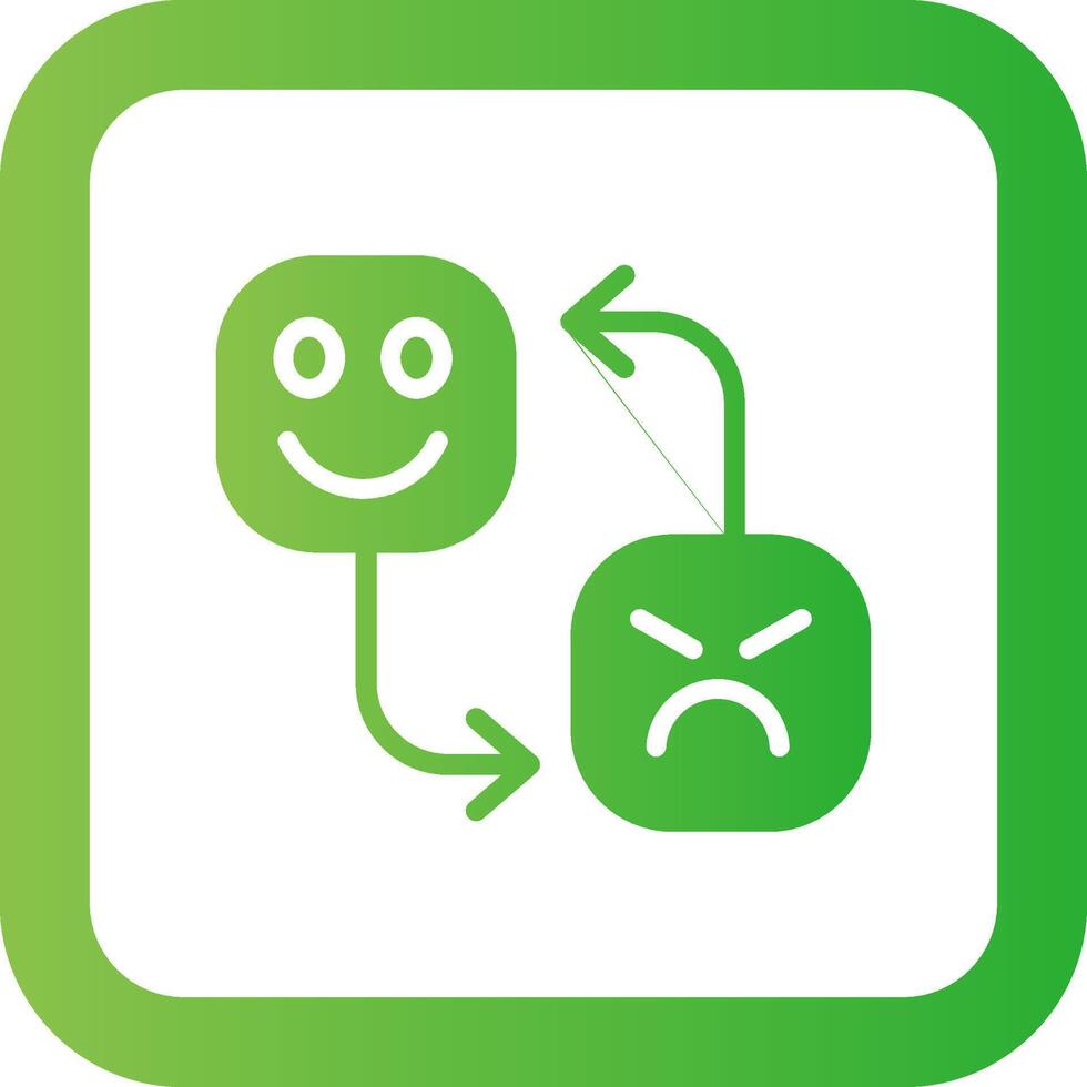 Mood Swing Creative Icon Design vector
