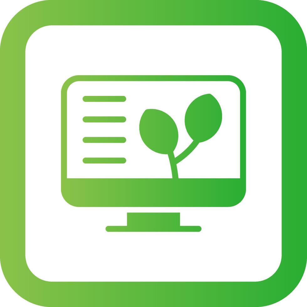 Organic Content Creative Icon Design vector