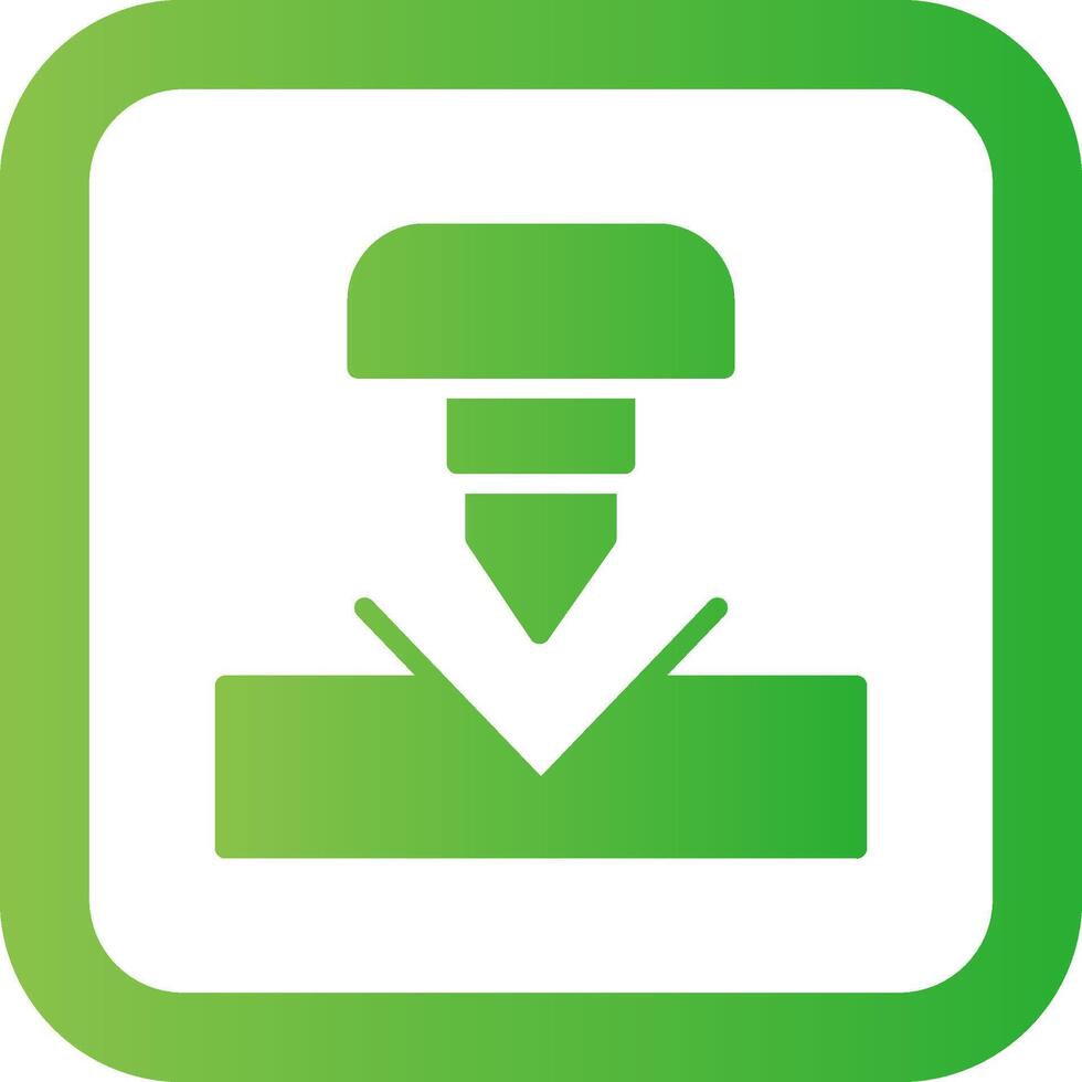 Bending Creative Icon Design vector