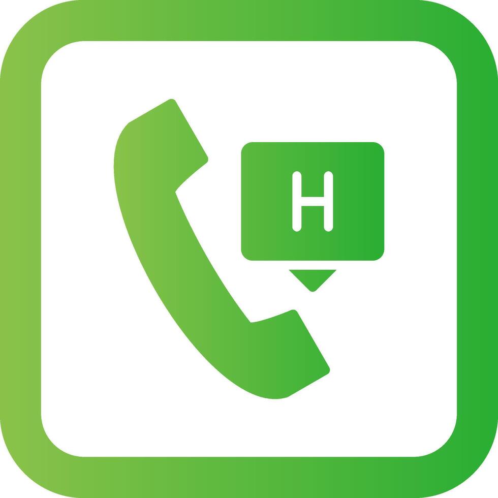 Emergency Call Creative Icon Design vector