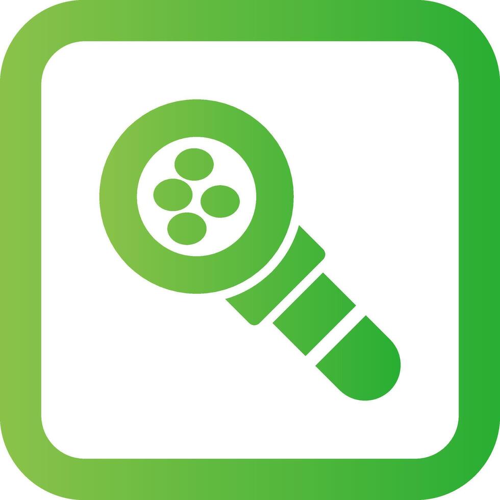 Magnifying Glass Creative Icon Design vector