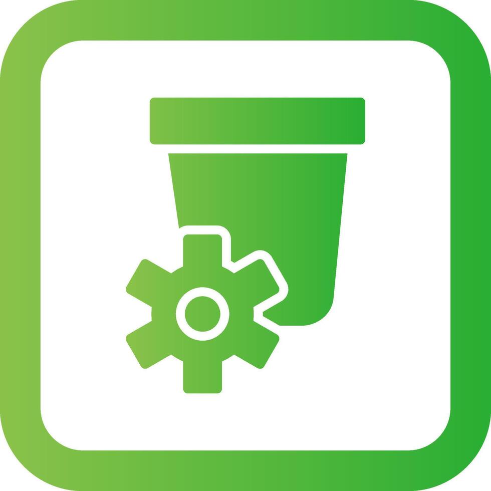 Waste Creative Icon Design vector