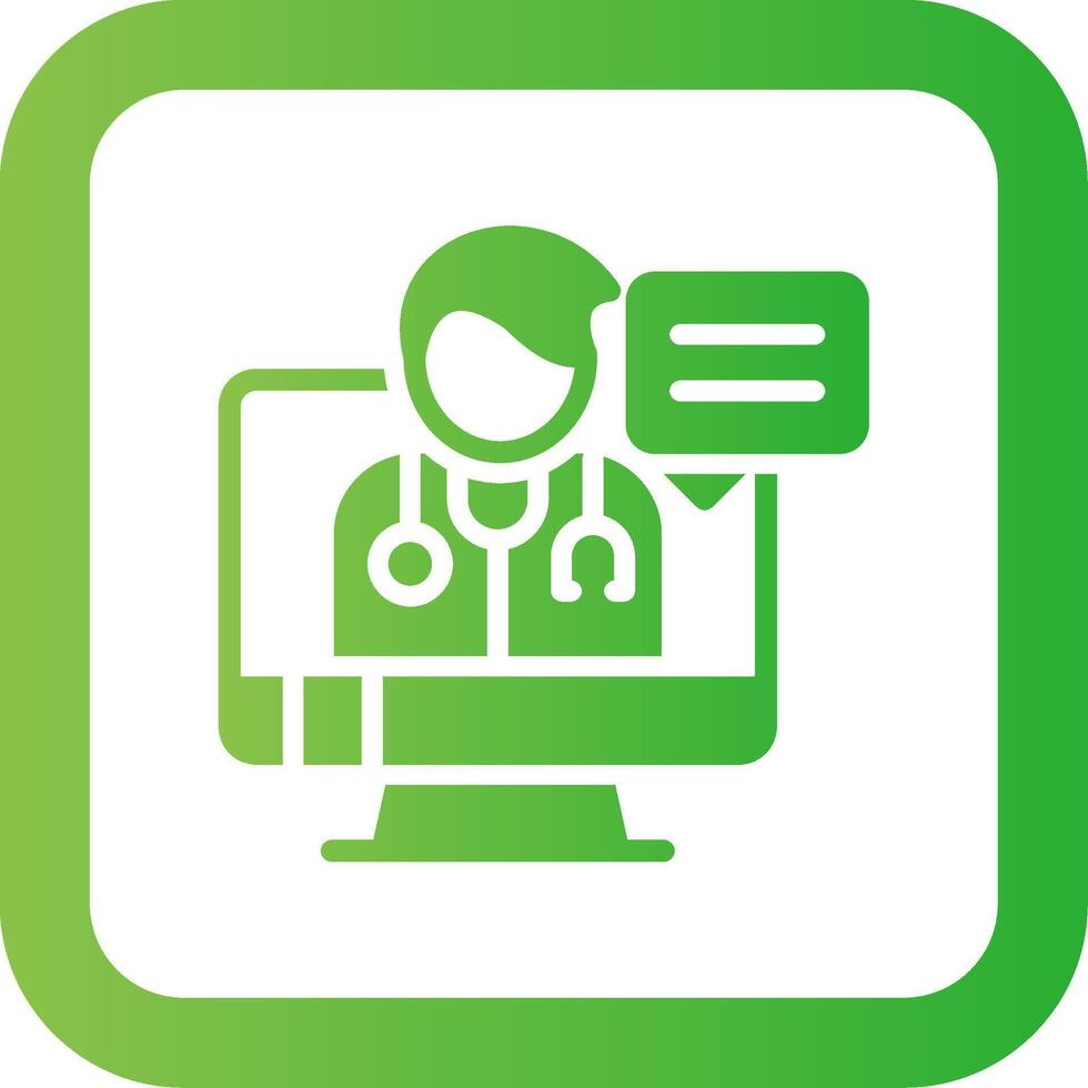Telemedicine Creative Icon Design vector