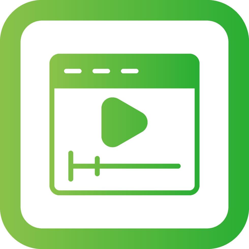 Video Creative Icon Design vector