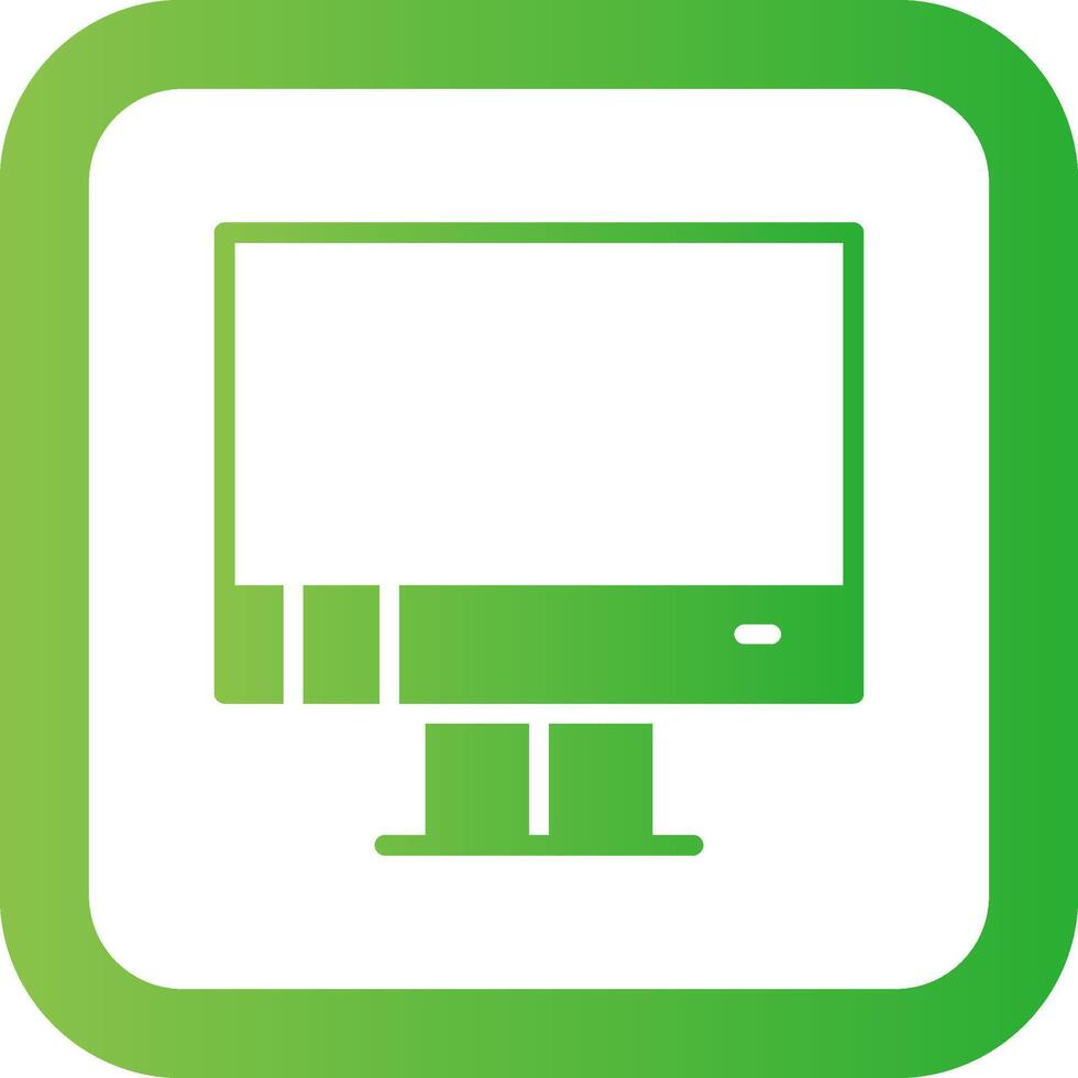 Television Creative Icon Design vector