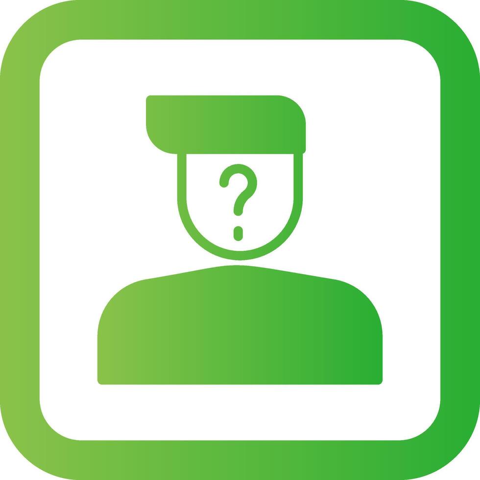Suspect Creative Icon Design vector