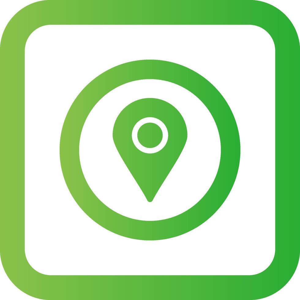 Location Pin Creative Icon Design vector