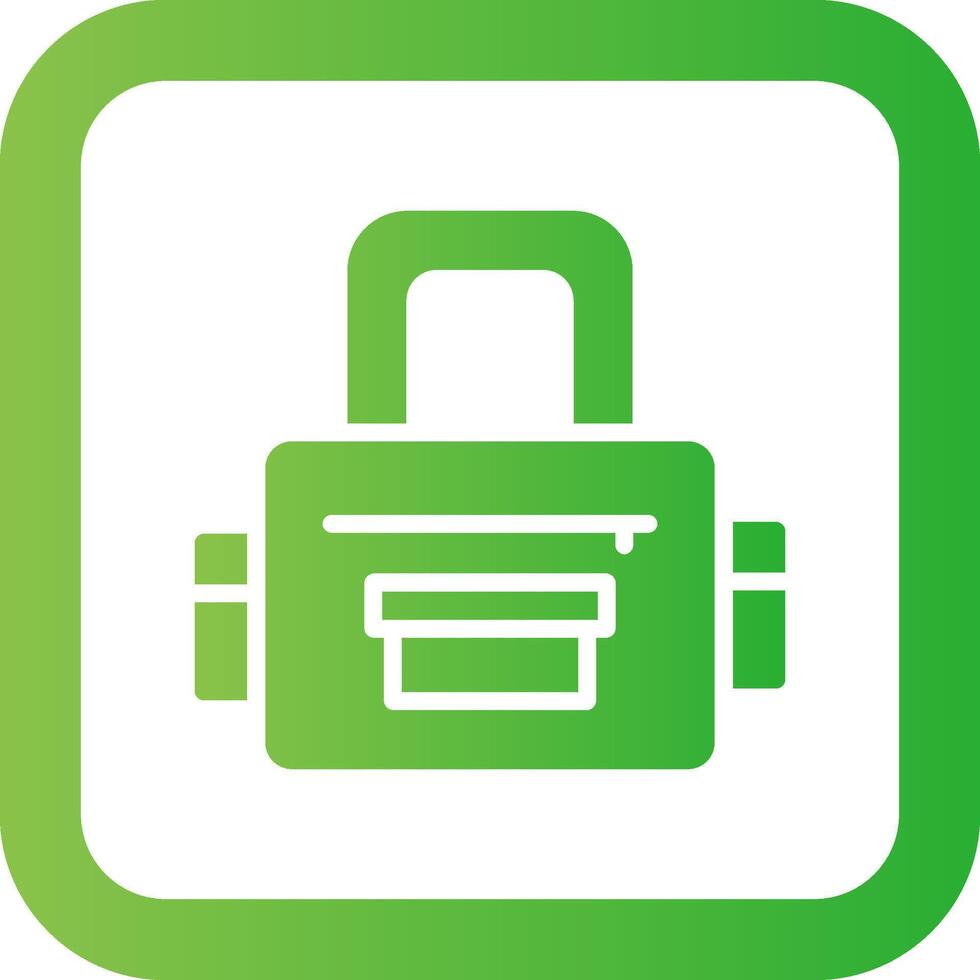 Bag Creative Icon Design vector