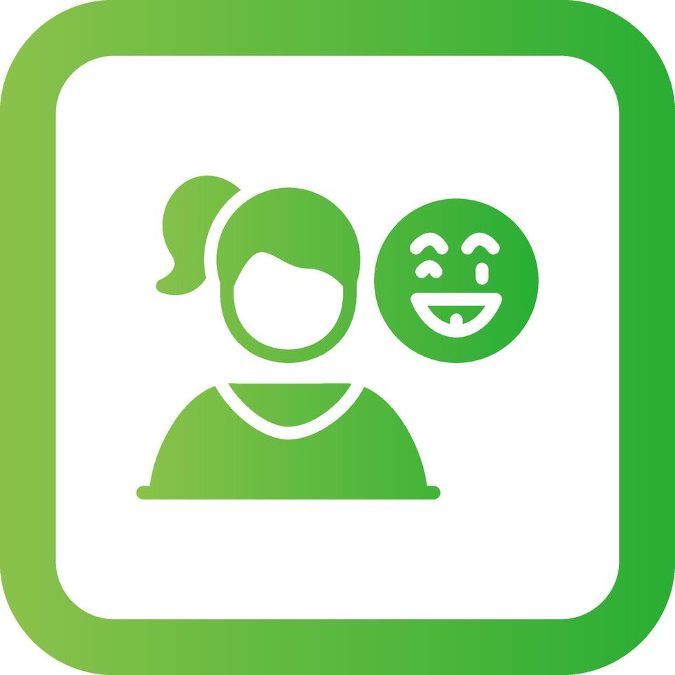 Joyful Creative Icon Design vector