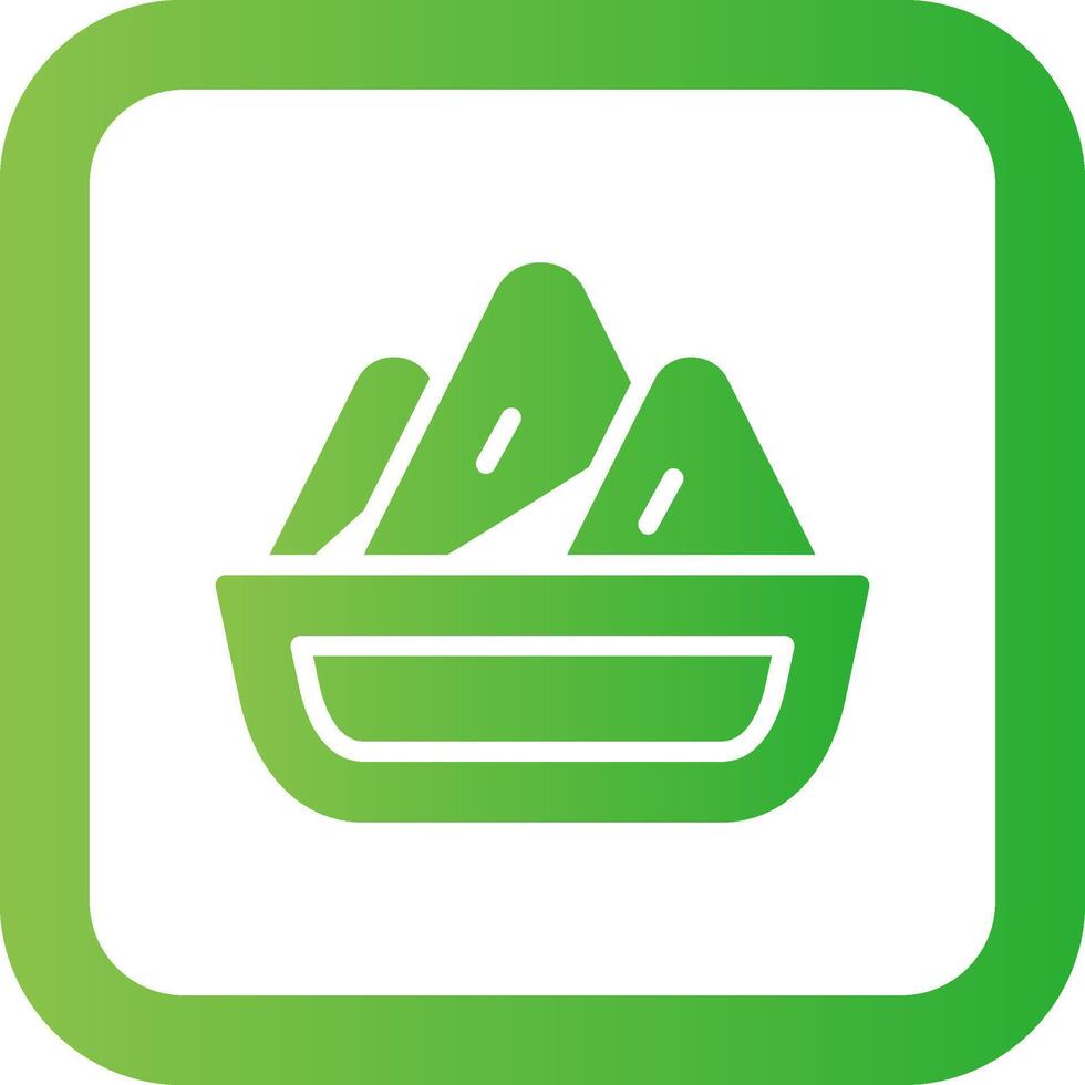Samosa Creative Icon Design vector