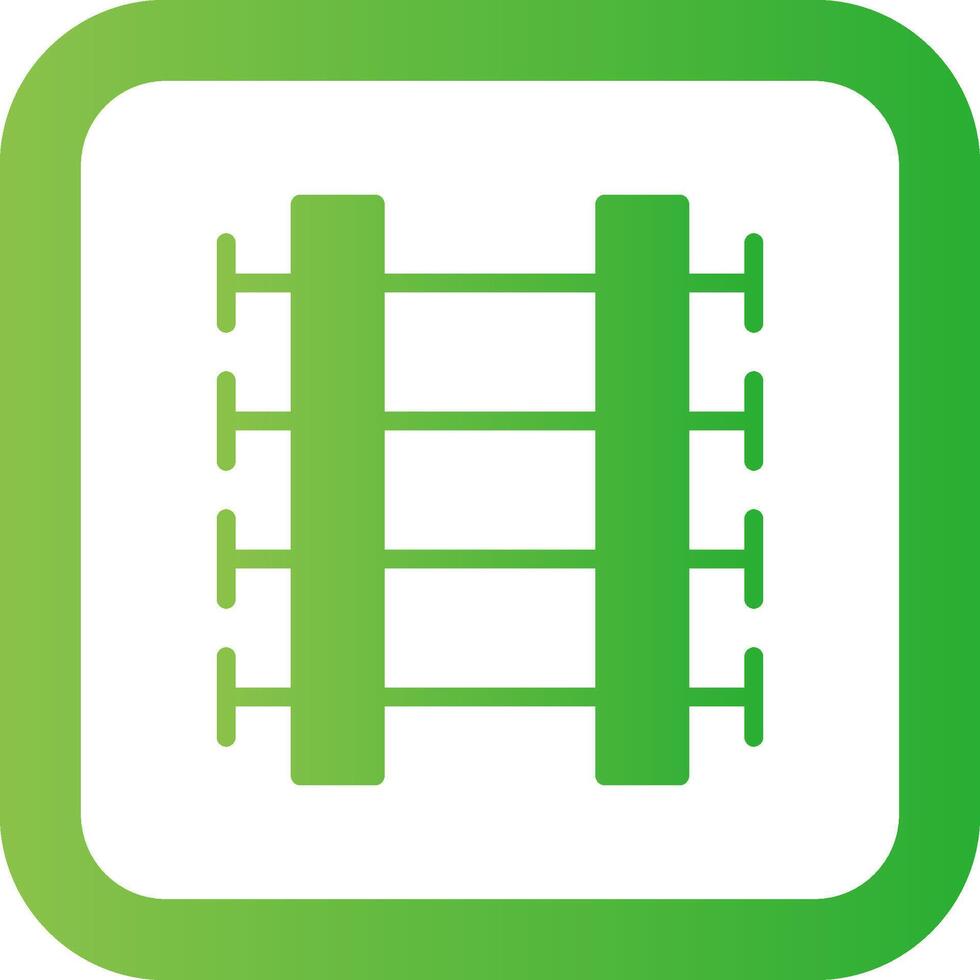 Train Tracks Creative Icon Design vector