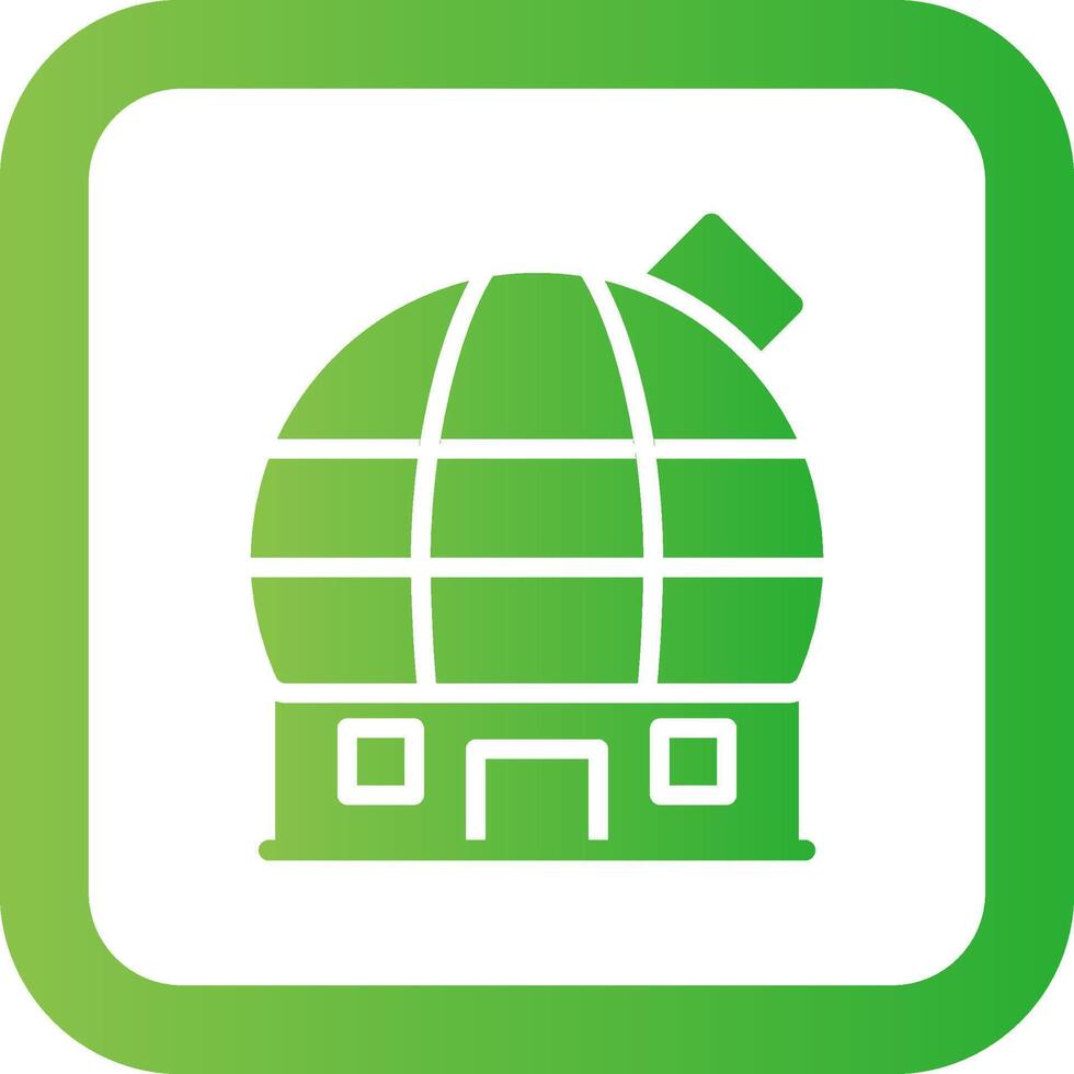 Observatory Creative Icon Design vector