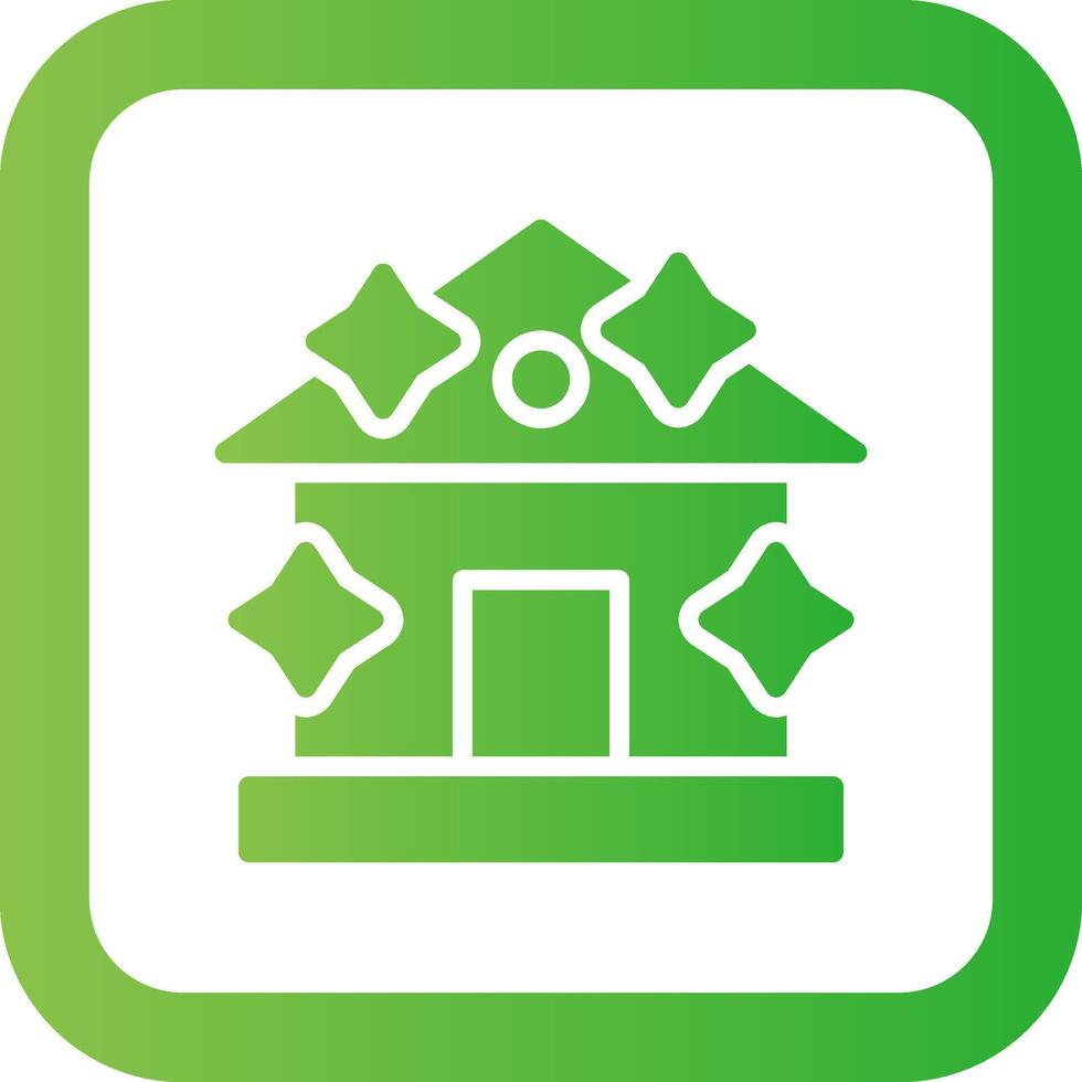 Clean House Creative Icon Design vector