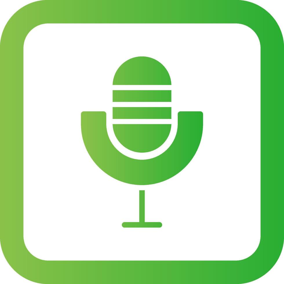 Microphone Creative Icon Design vector