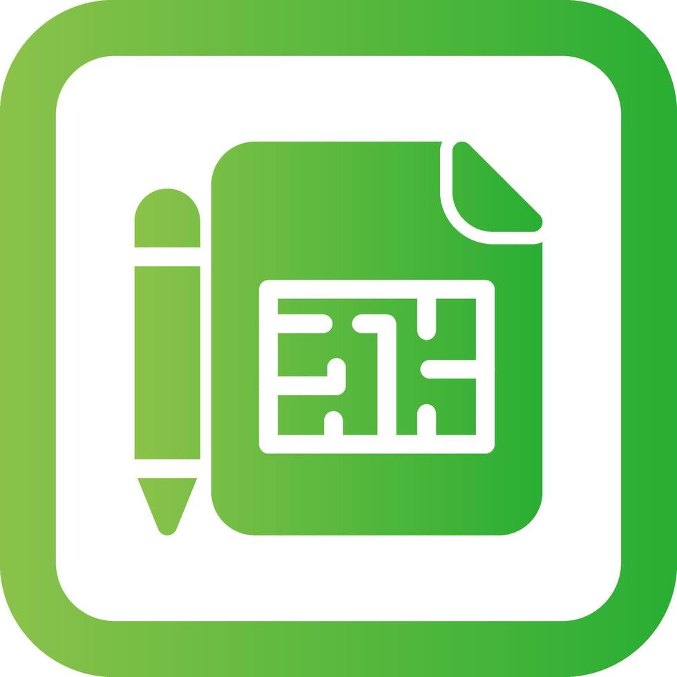 Blueprint Creative Icon Design vector