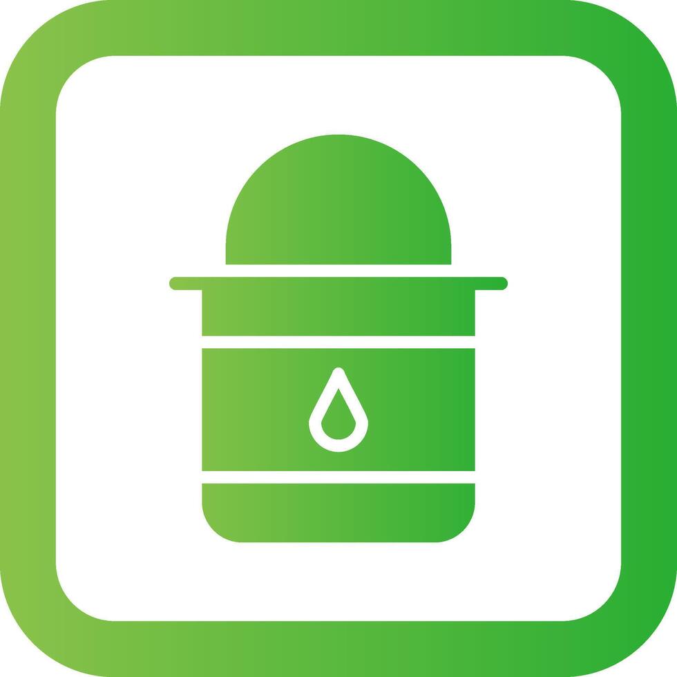 Paint Bucket Creative Icon Design vector