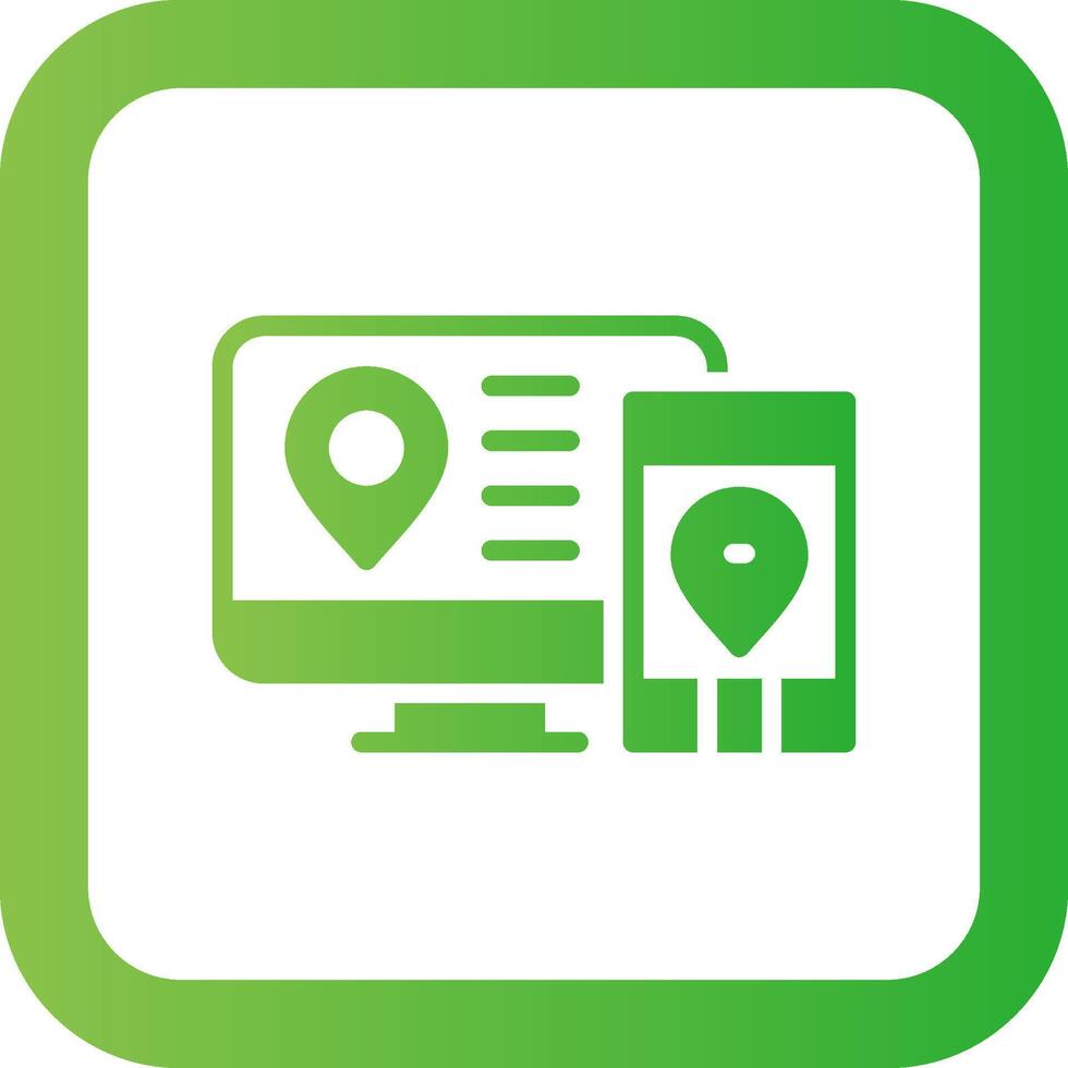 Multi Screen Marketing Creative Icon Design vector