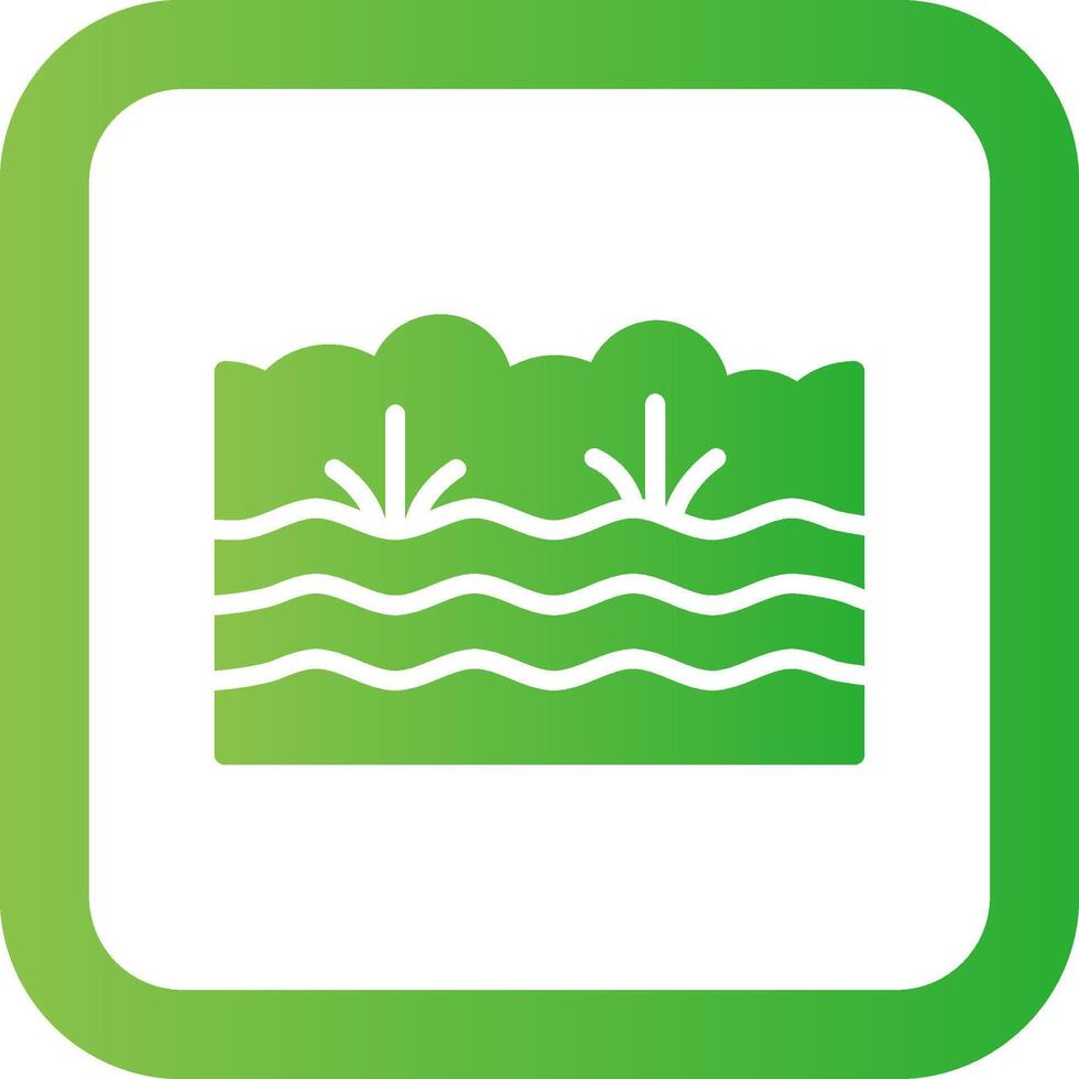 Swamp Creative Icon Design vector