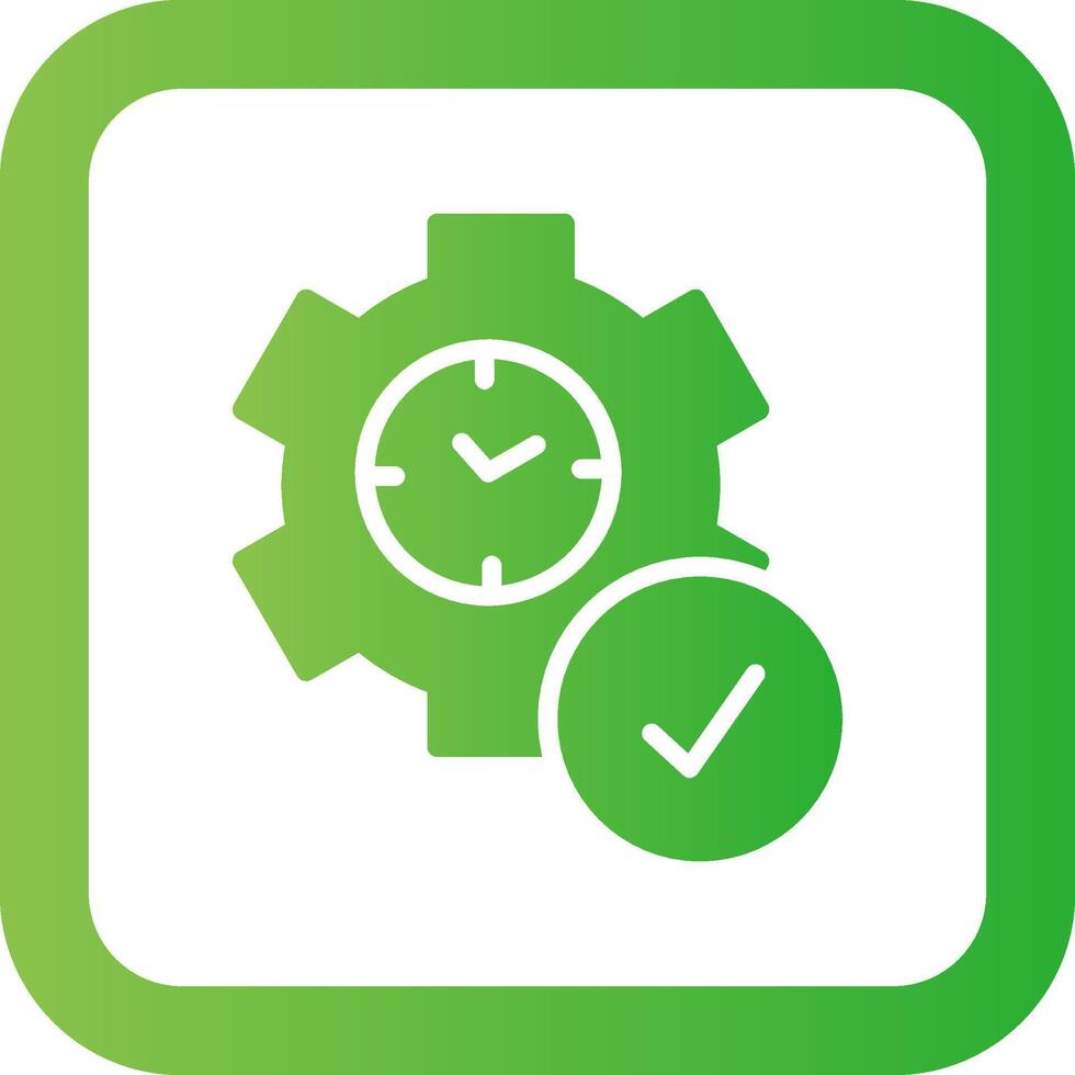 Time Management Creative Icon Design vector