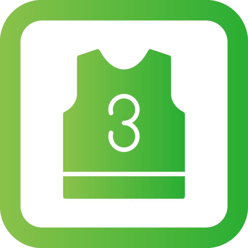 Basketball Jersey Creative Icon Design vector