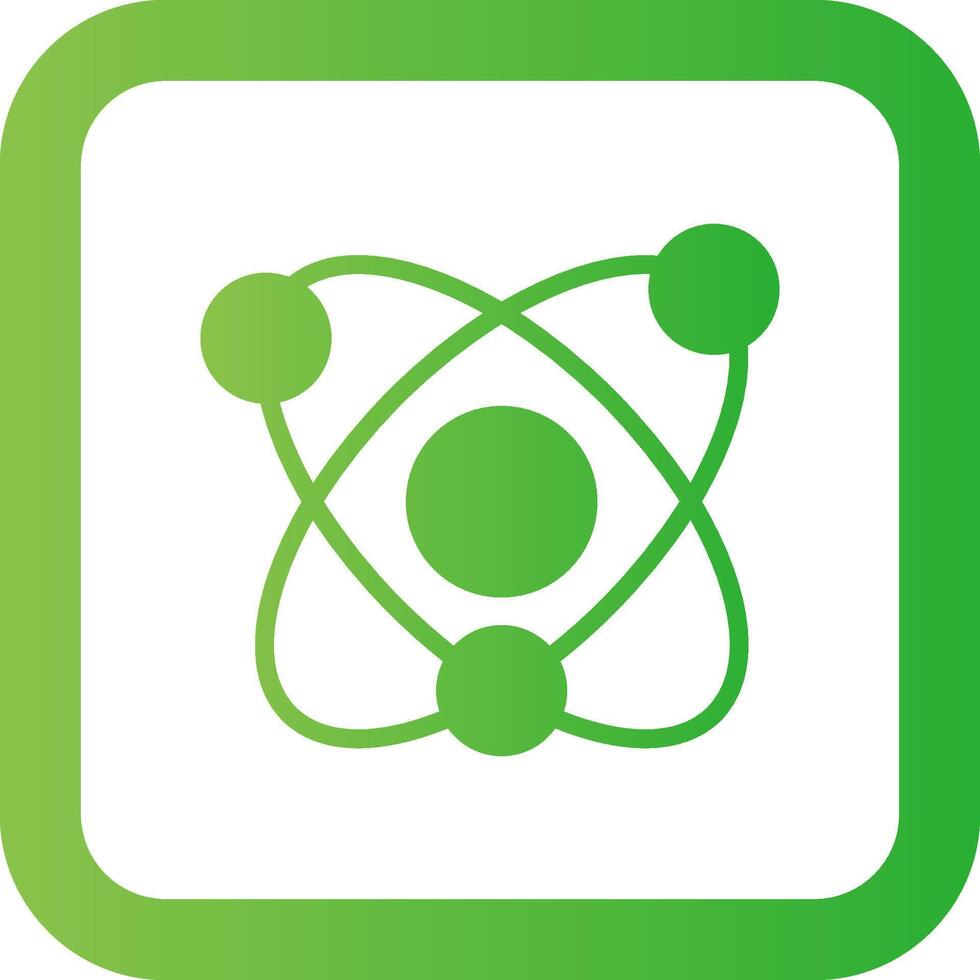 Atom Creative Icon Design vector