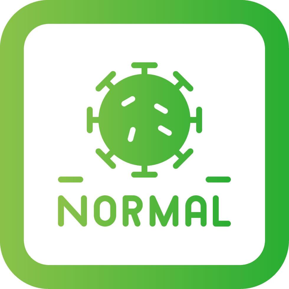 New Normal Creative Icon Design vector