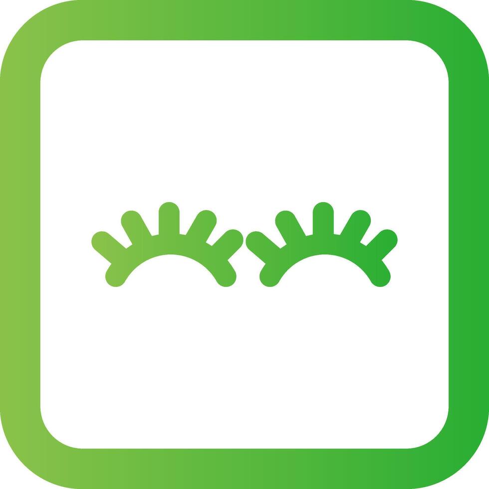 Eyelashes Creative Icon Design vector