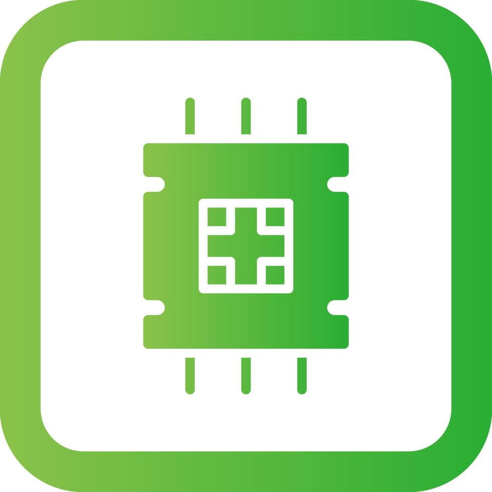 Processor Creative Icon Design vector
