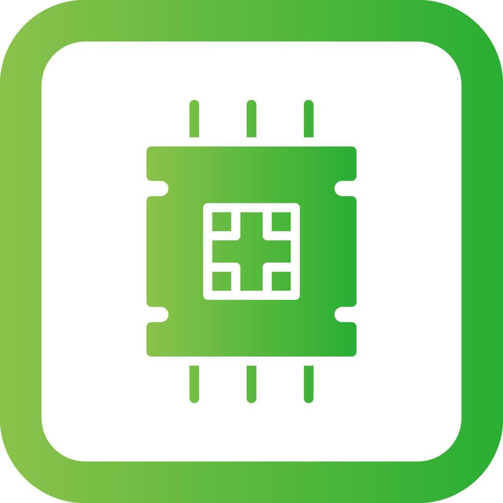 Processor Creative Icon Design vector