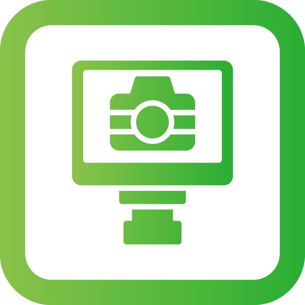 Lcd Camera Creative Icon Design vector