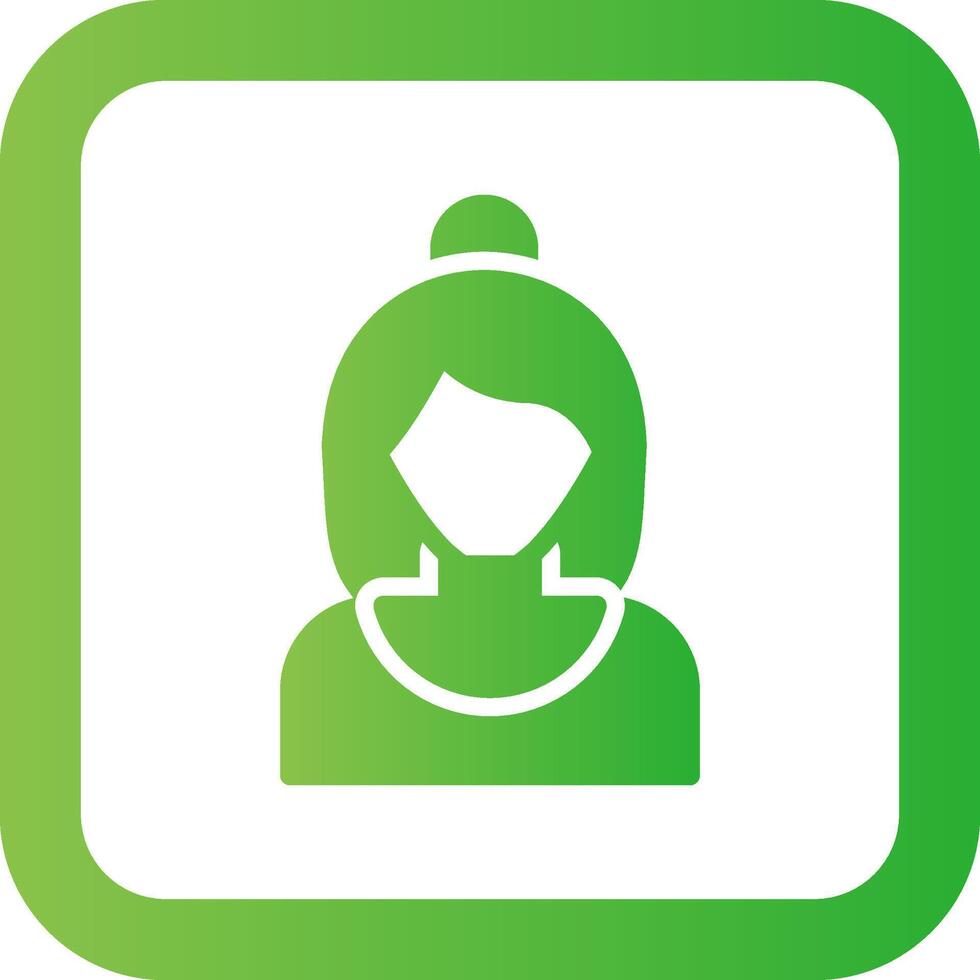 Old Women Creative Icon Design vector