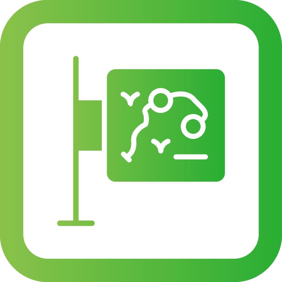 Map Creative Icon Design vector