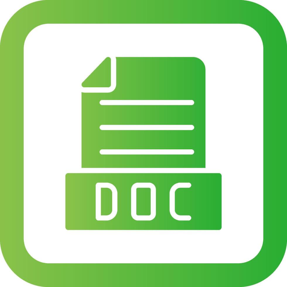 Doc Creative Icon Design vector