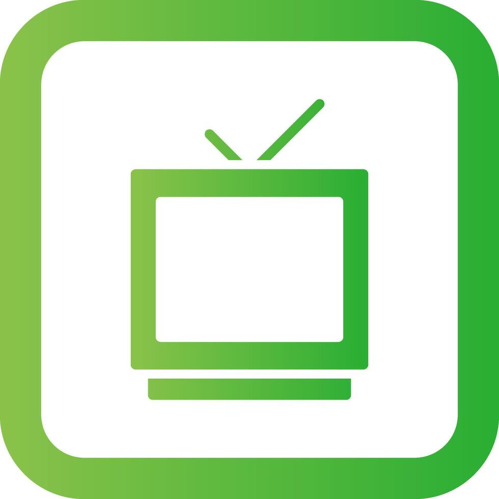 Television Creative Icon Design vector