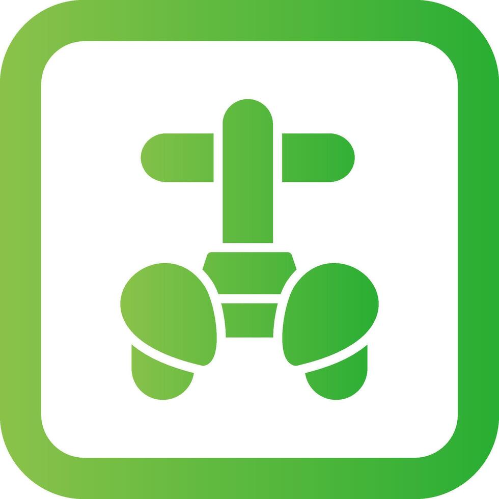 Police Segway Creative Icon Design vector