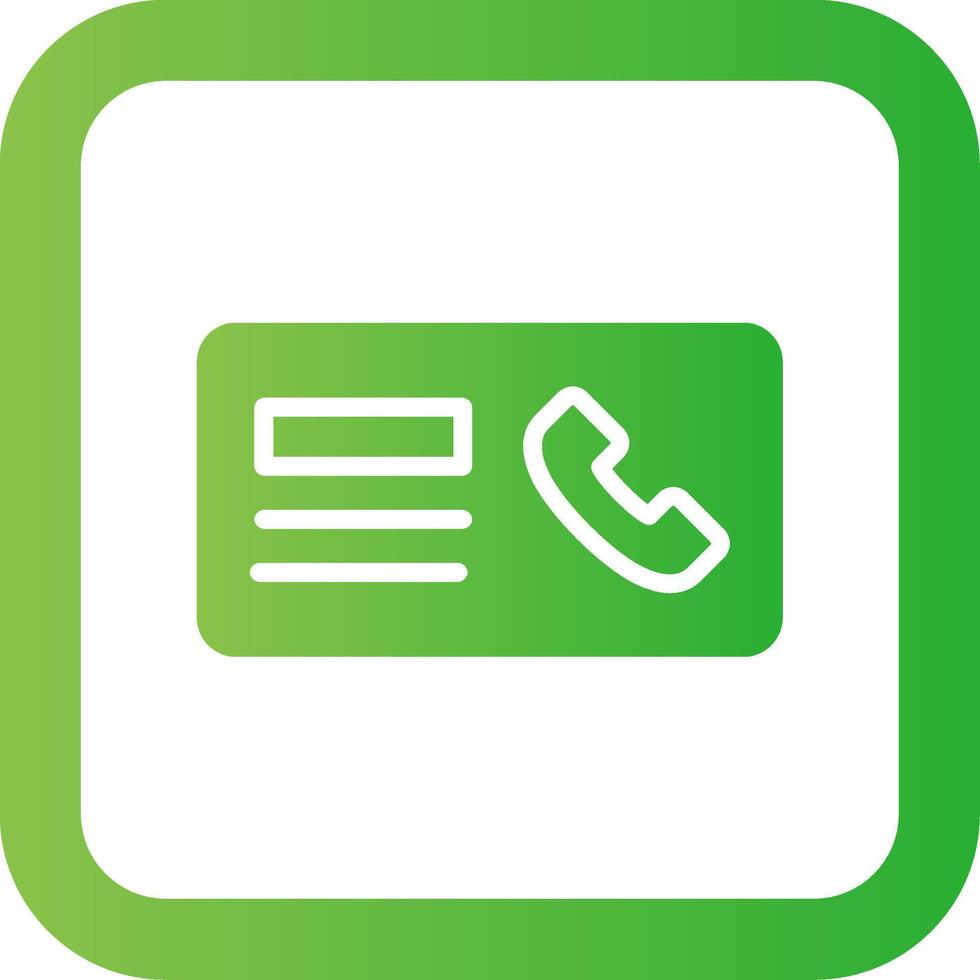 Minimal Contact Creative Icon Design vector