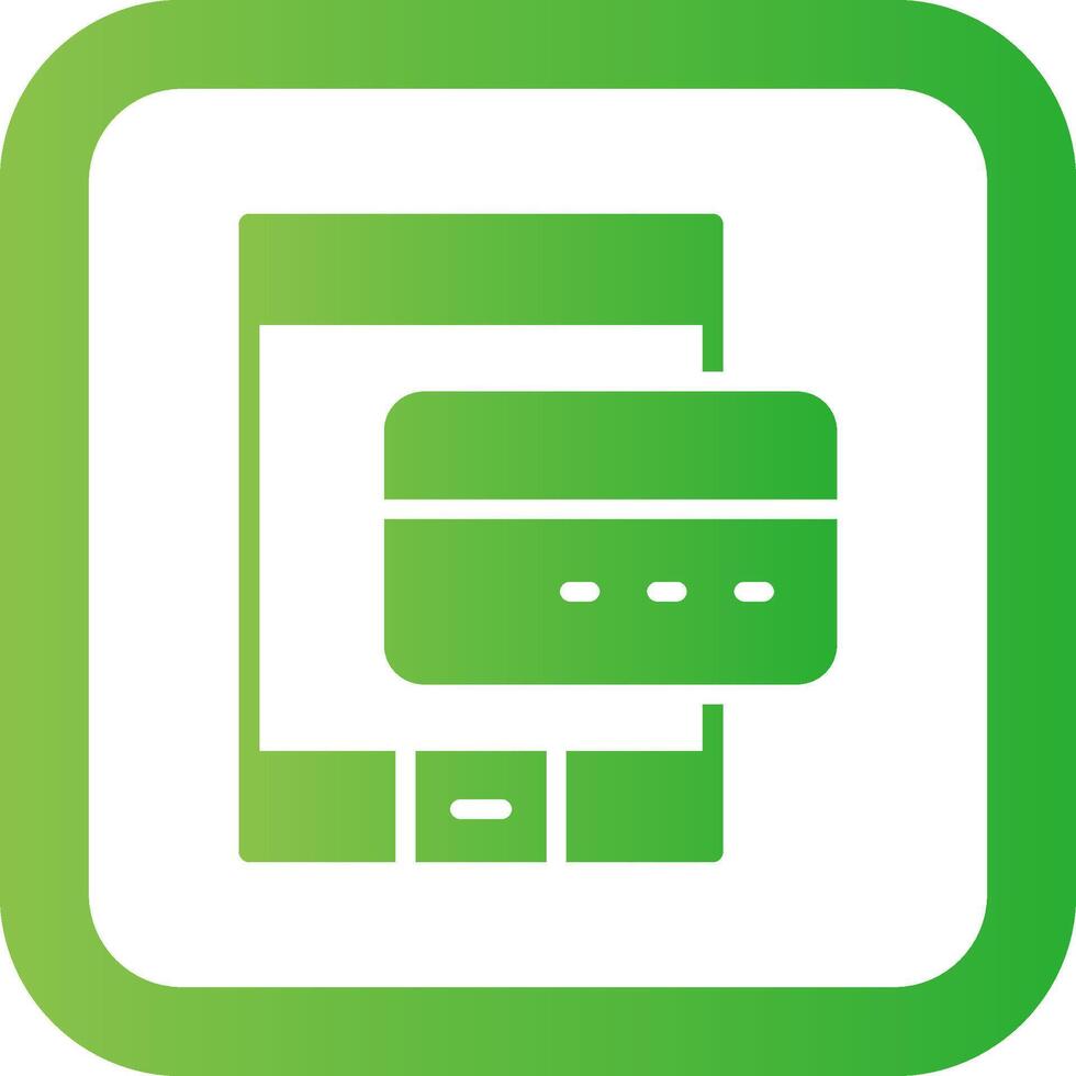 Online Payment Creative Icon Design vector